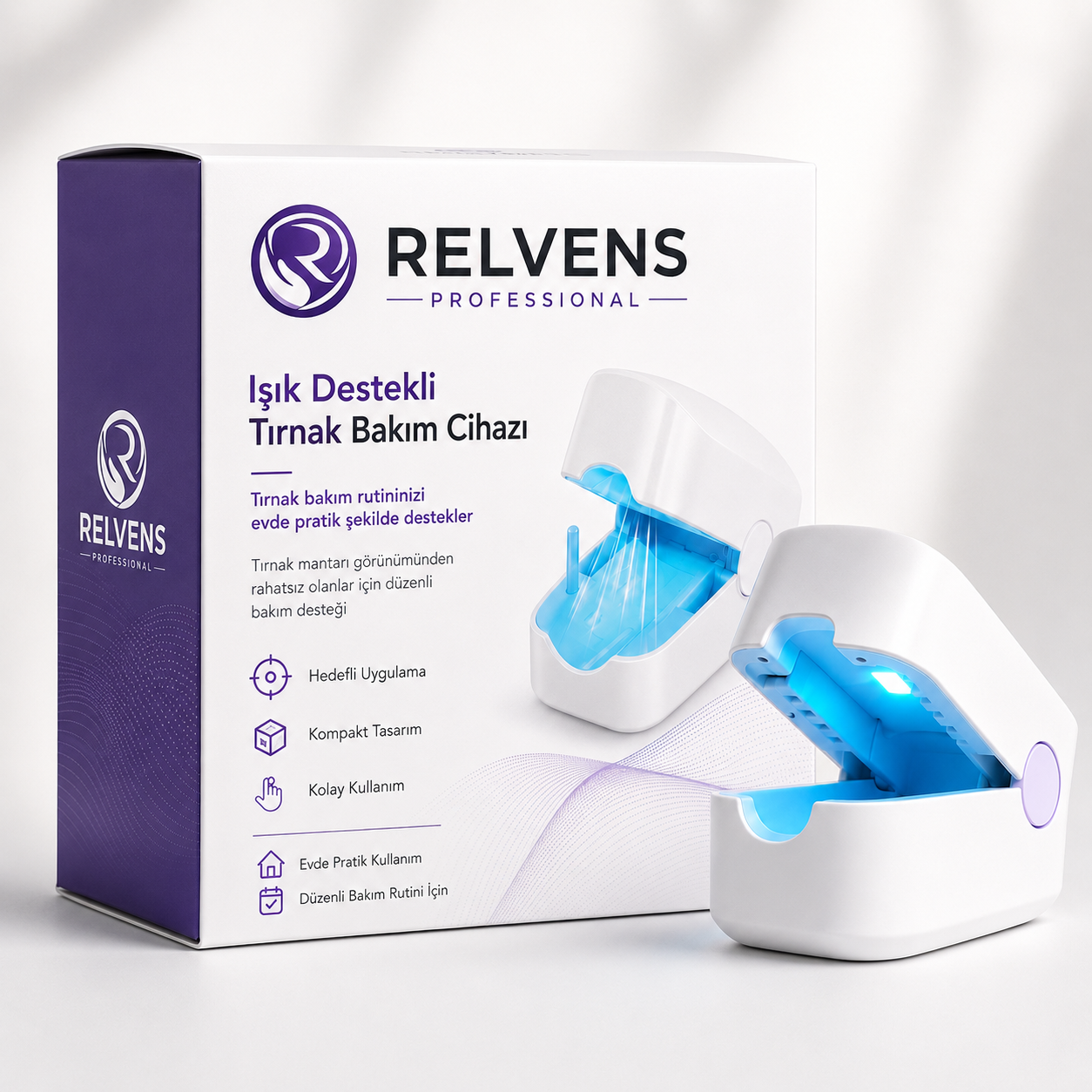RELVENS Işık Destekli Tırnak Bakım Cihazı